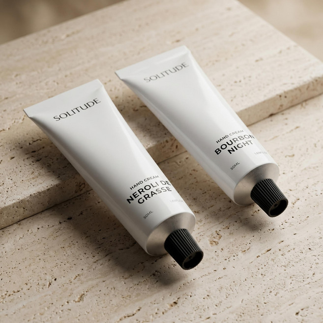 솔리튜드 [2PACK] 핸드크림 네롤리 드 그라스 50ML+버번 나잇 50ML, 2개, 50ml