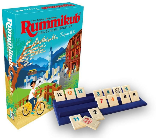 Rummikub 臺北城市版 數字牌 益智桌遊, 1個