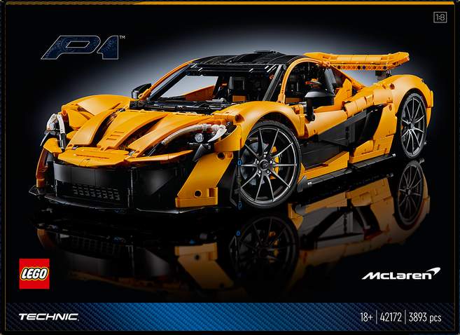 레고 테크닉 42172 맥라렌 P1TM, 1개, 혼합색상