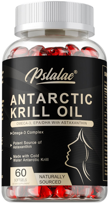 Pslalae 南極磷蝦油 Omega-3 EPA/DHA 含蝦紅素, 60組