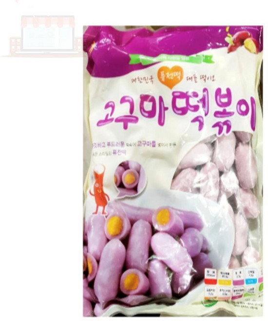 고구마떡볶이 1KG X10 냉동떡