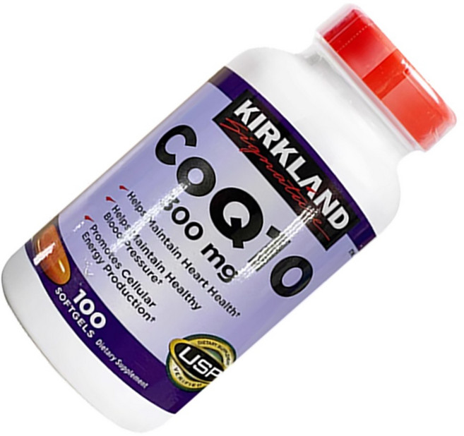 Kirkland Signature CoQ10 300mg 소프트젤 100캡슐 항산화 영양제, 100회분, 1개