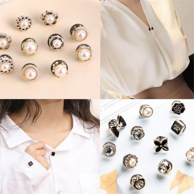 오픈방지 매너 브로치 레이디 단추 레이디브로치 셔츠안전 뱃지 미니 핀뱃지 옷핀 버클 가방 진주브로치 미