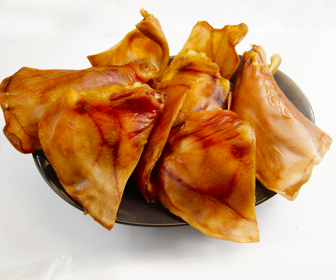 강아지 돼지귀 슬라이스~1kg 돼지통귀~10개, 10개, 돼지 통귀, 16g