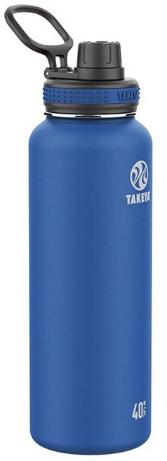 Takeya 오리지널 진공 전열처리 스테인레스 스틸 물병 네이비 24 oz, 1개