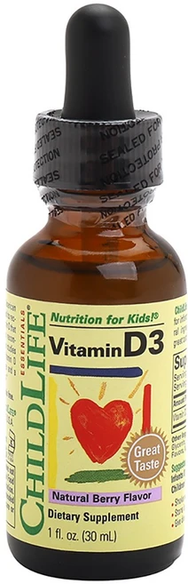 차일드라이프 어린이 비타민 D3 내추럴 베리 맛, 30ml, 1개 - 쿠팡