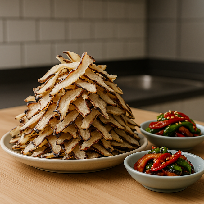 국내가공 가문어 슬라이스 마른반찬 건어물슬라이스 마른반찬, 1개, 350g