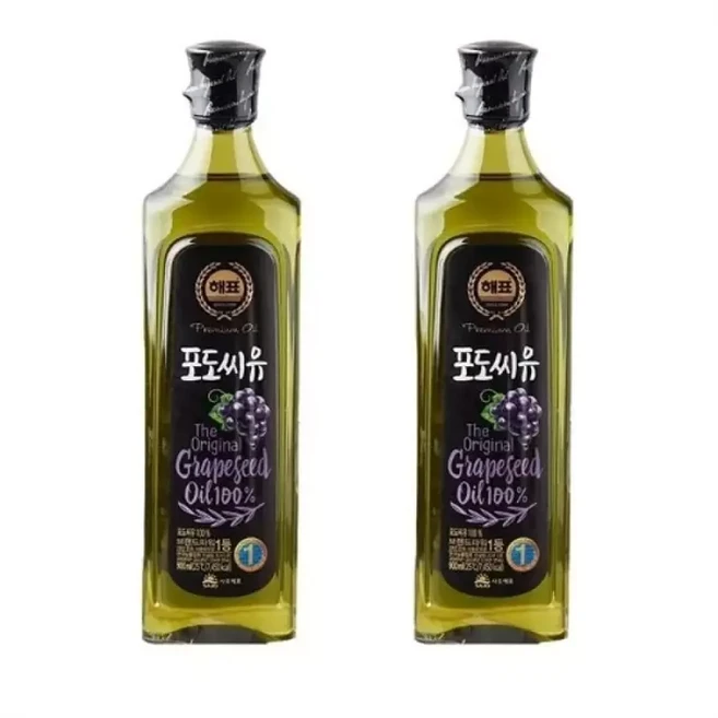 사조해표 포도씨유 900ml 2개, 1개