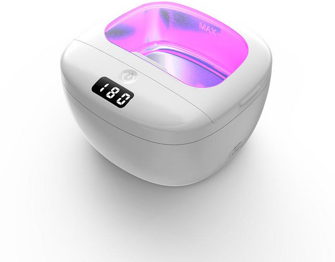 도리팝 틀니 새척 무선 휴대용 UV 살균 치아 이빨 세척기 세균증발, 화이트, Type-C 인터페이스