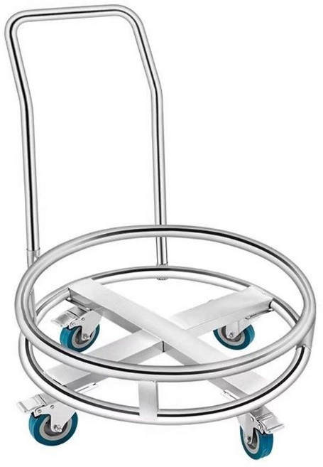 국통 카트 운반기 학교 들통 바퀴 급식 육수통 스텐 운반카트 운반카, 1개