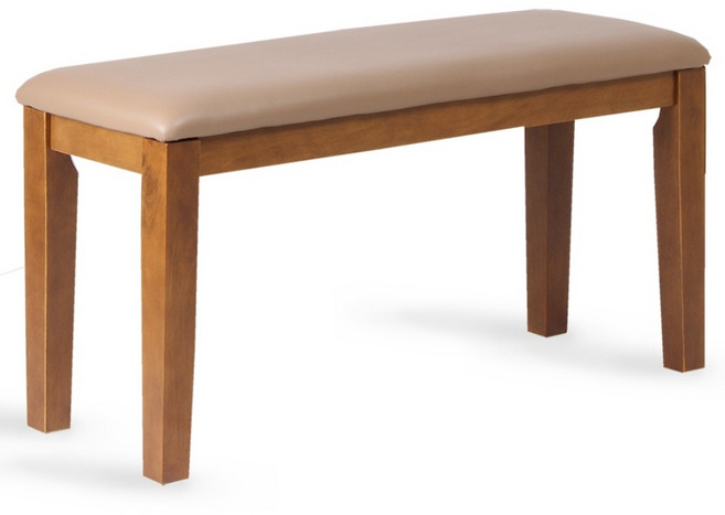 캐빈 원목 벤치의자 2인용, 우드브라운_모카, 1개, 우드브라운_모카