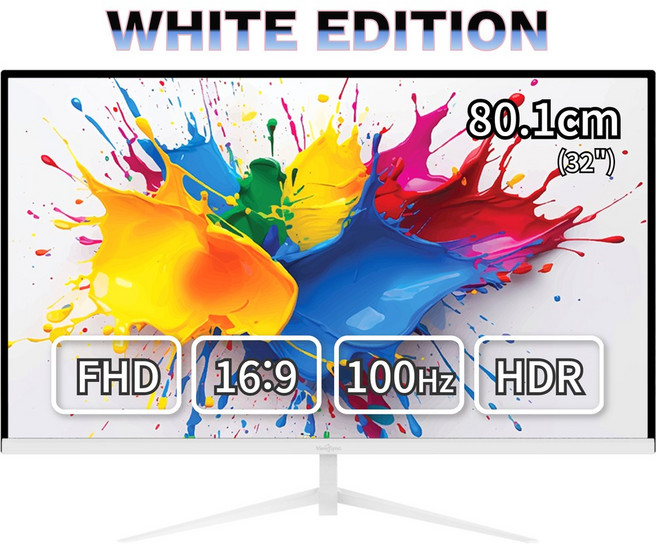 뷰싱크 32인치 FHD 슬림베젤 100Hz 게이밍 사무용 멀티 하이브리드, VSO321F 무결점, 80cm
