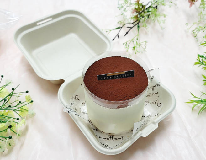 미니케이크 도시락케이크 답례품 선물용 조각케익 치즈 티라미수 초코 말차 레드벨벳 산딸기, 1개, 196g