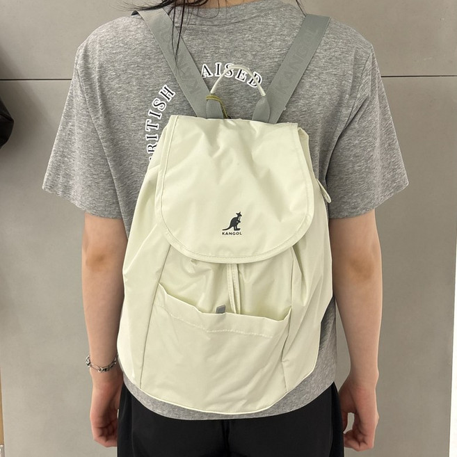 [국내정식매장] 캉골 가방 Kangol 에센셜 에어 백팩 1497 화이트 책가방