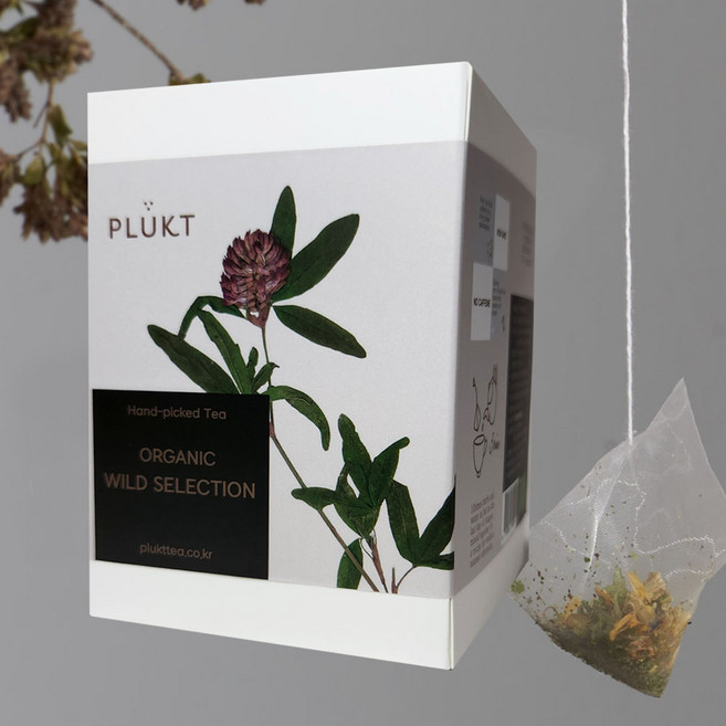 PLUKT 플룩트(플럭트)유기농 야생허브 와일드셀렉션 샘플러 10티백 개별포장, 1개, 10개입, 1.6g