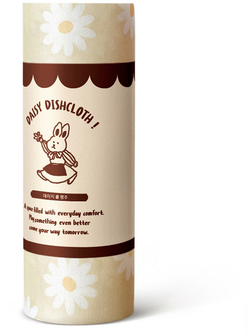 누누레빗 데이지 롤행주 빨아쓰는 다회용 행주, 1개, 30매