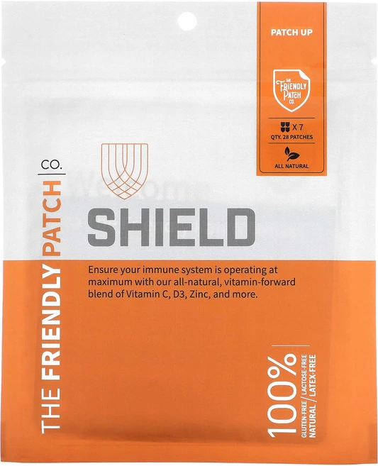 단백질 비타민 철분 마그내슘 칼슘 The Friendly Patch Shield 이뮨 패치 28 패치 고루고루섭취해주세요, TheFriendlyPatchShield이뮨패치28패치 - 쿠팡