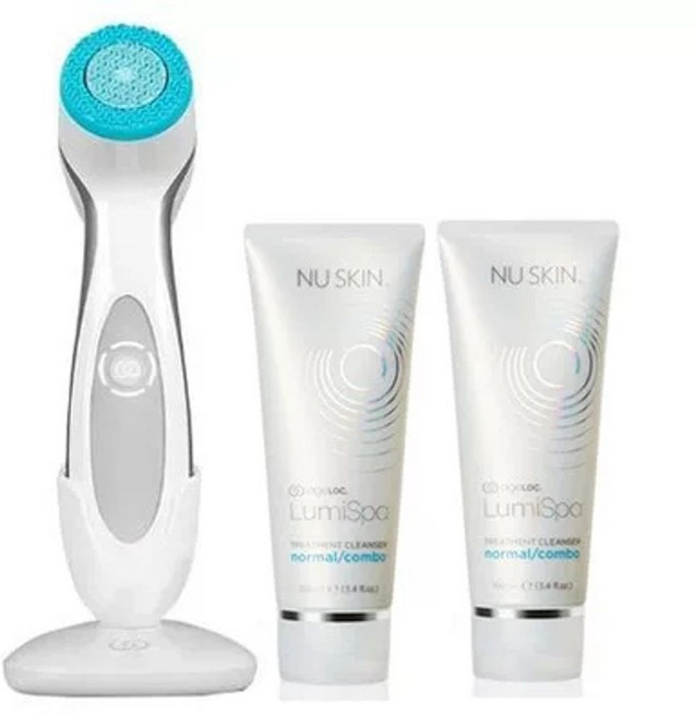 뷰티 피부 마사지기 탄력 리프팅 뉴스킨 갈바닉 에이지락 기계 관리 얼굴, O. 세안 세트 1