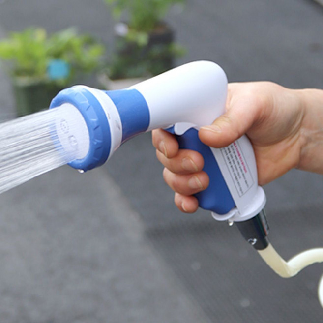 [강력수압] 원터치 다이얼 멀티 스프레이건 (세차/원예/청소용), 혼합색상, 1개