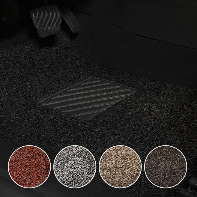 기아 모닝어반 올뉴모닝 코일매트 1+2열 확장형 카매트, 레드, 모닝어반 (2020년~)