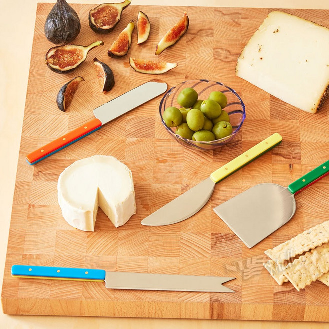 모마 컬러 블록 치즈 나이프 4종 세트 MOMA COLOR BLOCK CHEESE KNIVES, 1개