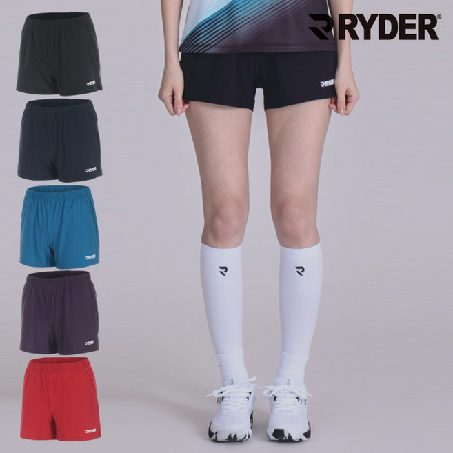 라이더 팬츠 2026RSBP 여성용 3부 게임웨어 반바지 배드민턴 하의 오남스포츠