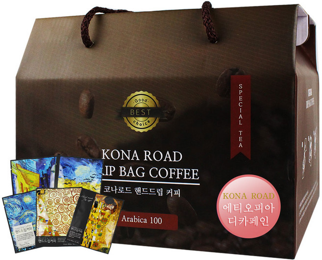 코나로드 드립커피 10gx18개입 [디카페인 원두_시다모], 10g, 단품, 1, 1, 핸드드립