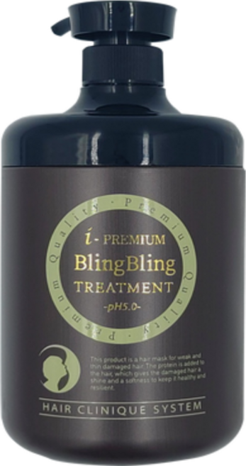 블링블링 헤어트리트먼트 2개 구입시 휴대용 키트 증정 미용실클리닉 극손상 홈케어 바르는 물미역 상한머리 수분 헤어팩 단백질 트리트먼트 케라틴, 1L, 1개