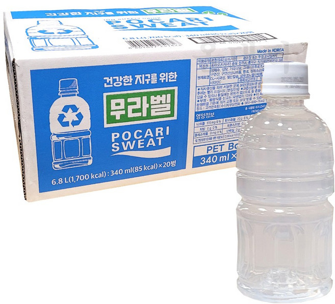 동아 포카리 스웨이트PET, 340ml, 20개