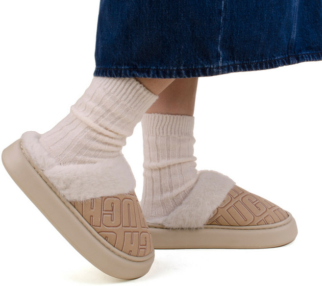 네이쳐솔 nature sole 여성 코지 엣지 털 슬리퍼