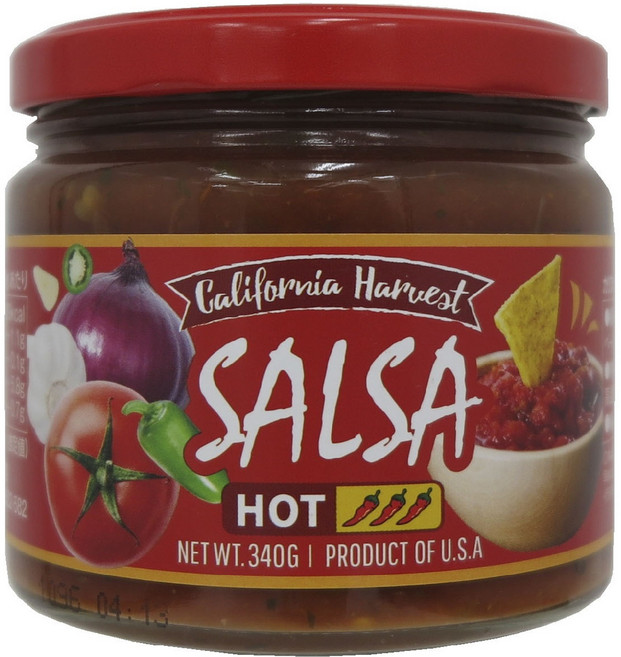 캘리포니아하비스트 살사소스 핫, 340g, 1개