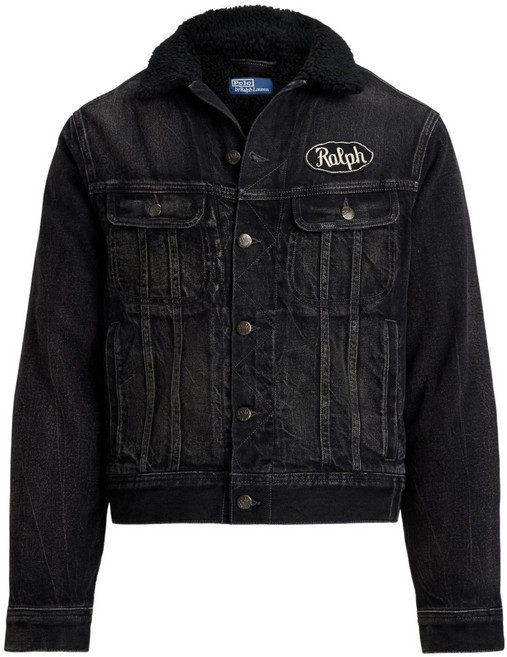 폴로랄프로렌 셰르파 칼라 데님 재킷