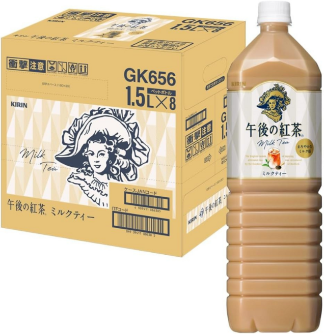 오후의홍차 밀크티 1.5L, 8개