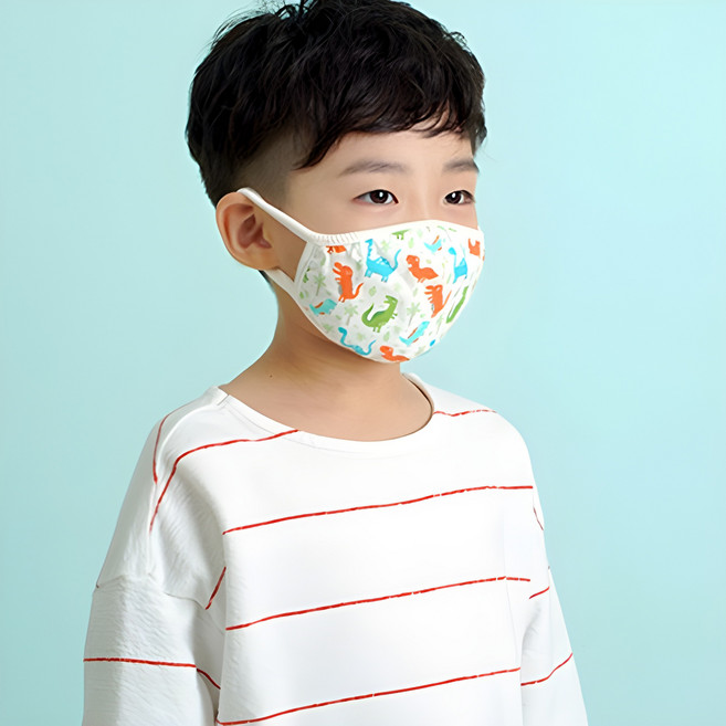 별과모래 3D 입체마스크 국산 순면 100% 겨울용 방한대 신생아 영아용, 크롱크롱, 1개, 1개입