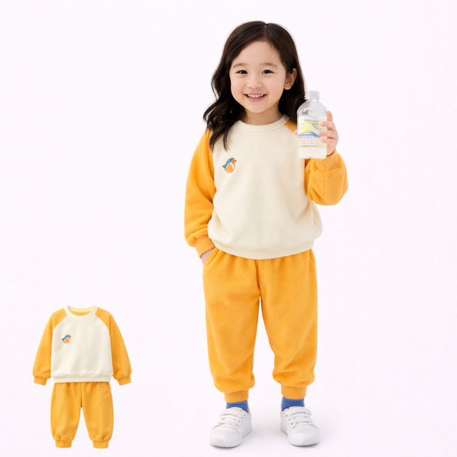 유아동 기모 상하세트 겨울 트레이닝복 남아여아 프룻기모상하셋트