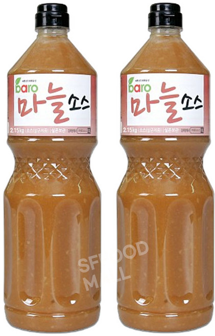 바로 마늘소스, 2개, 2.15kg