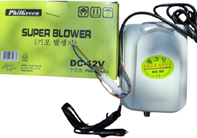 [신형 한정수량] (토출량 조절기능) 필그린 슈퍼 브로와 PD-20 브로와 에어펌프 대용량 에어펌프 기포기, PD-20(220V), 1개