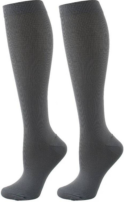 정맥류 압축 양말 골프 럭비 러닝 하이킹 스포츠에 적합 피로 방지 운전 여행 비행 여성 남성, S-M