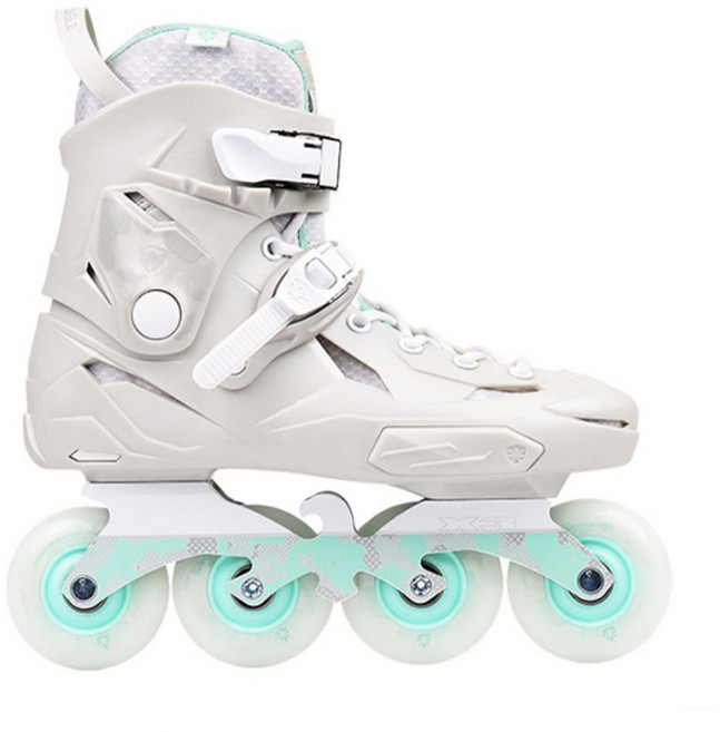 플라잉 이글 X3 SHRIKE 인라인 스케이트 성인용 롤러 스케이트화 슬라롬 프리 스케이팅 SEBA ines, 37-38, 하얀색, 1개