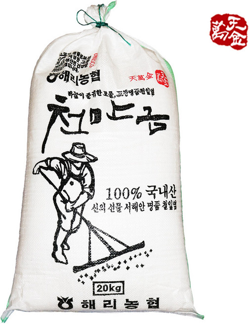 천만금 고창 해리농협 갯벌 천일염 25년산, 갯벌천일염 20kg, 20kg, 1개