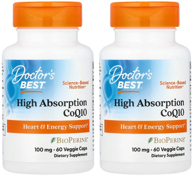 닥터스베스트 하이 앱솔션 CoQ10 100mg 베지 캡, 60정, 2개 - 쿠팡