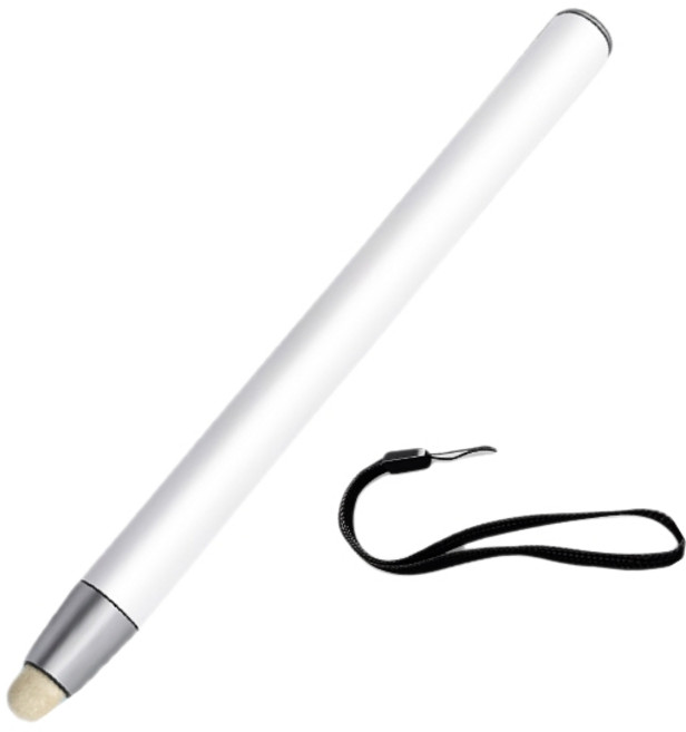 네츄럴파크 스트랩 지시봉 정전식 터치펜 1M 전자칠판, 실버, 1개