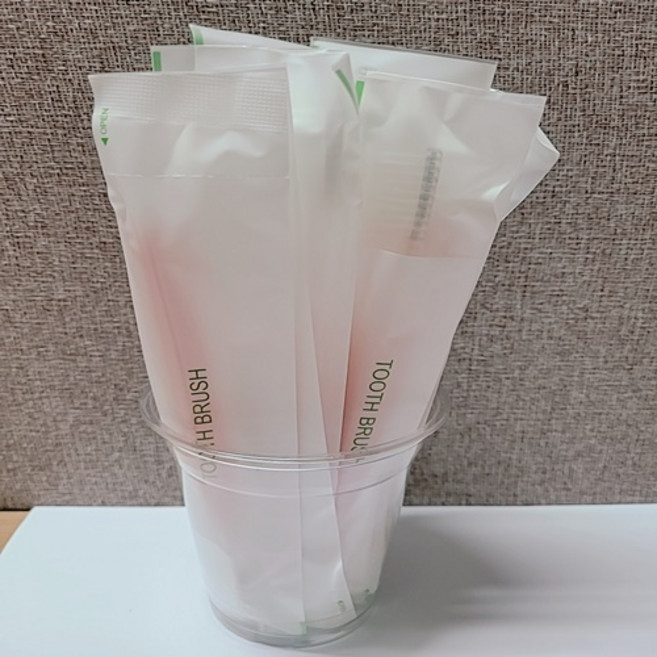 미세모(핑크) 원터치포장, 1개, 100개입