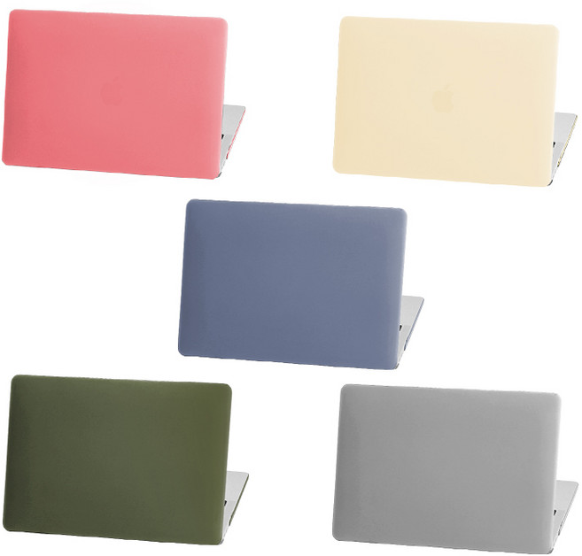 트루커버 맥북 프로 논터치바 13인치 A1708 파우더 매트 슬림 무광 케이스, 파우더 핑크, 프로 논터치바13인치(A1708), 1개