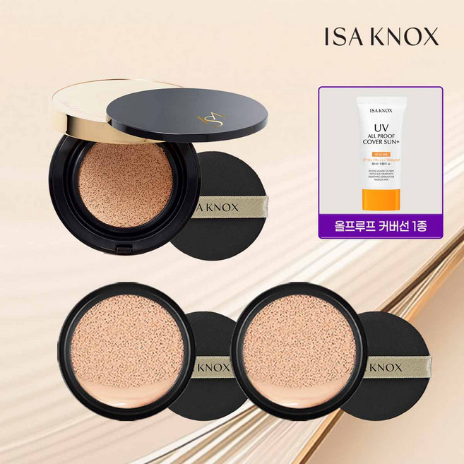 [시즌2] 이자녹스 듀얼커버 쿠션 (본품1+리필2+썬크림1), 1개, 23호