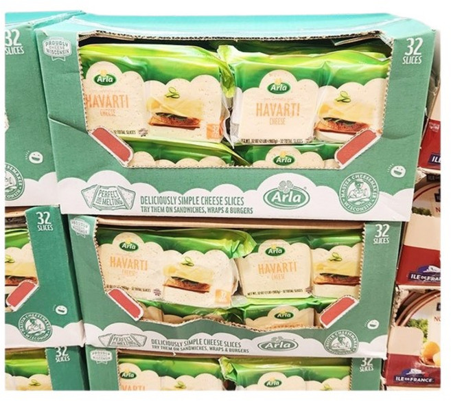 알라 하바티 슬라이스 치즈, 종이박스포장, 907g, 1개