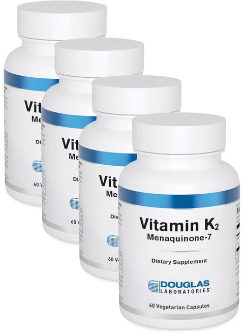 더글라스랩 비타민K2 메나퀴논7 캡슐 Douglas Laboratories Vitamin K2 Menaquinone-7, 4개, 60정 - 쿠팡