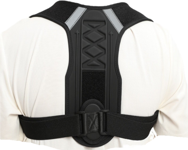 자세교정기 굽은등교정기 자세교정밴드 어깨 등 척추 체형 교정 밴드, 1개