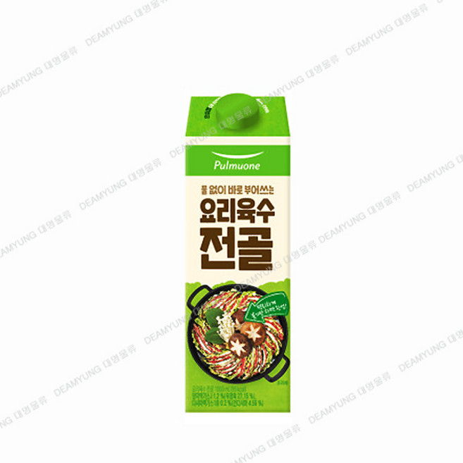 풀무원 요리육수 3종 골라담기 (해물/사골/전골), 1L, 1개