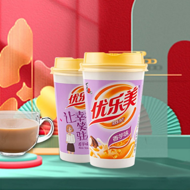 나이차 24컵 코코넛 아쌈 초코 편리한 타먹는 밀크티가루 밀크티분말 믹스 중국 홍차 음료, 오리지널+딸기+타로+보리, 1개입